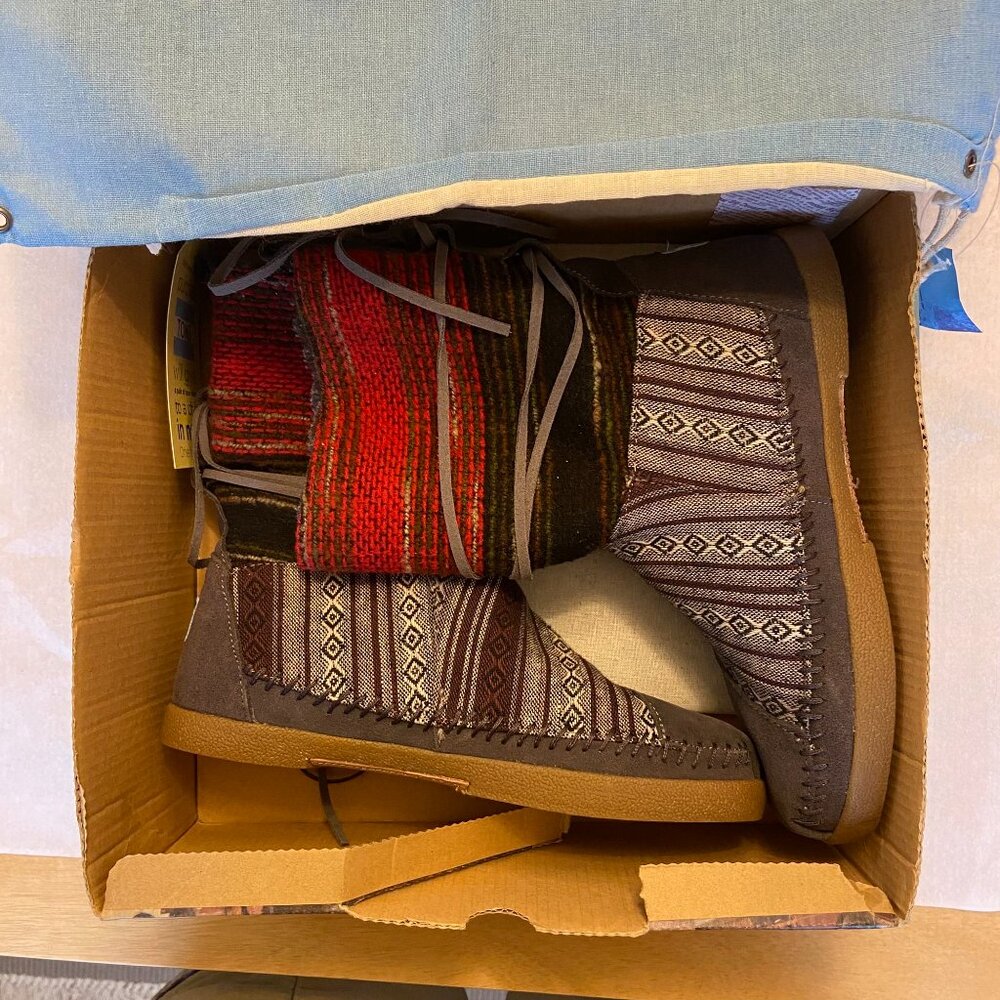 TOMS Nepal Boot - Mixed Woven - Women's Size 6 NWT - Picture 5 of 10